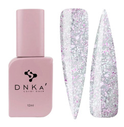 База камуфлирующая DNKa Cover Base / №0050 Fancy (прозр. с розовой поталью, светоотражающий),12 мл 