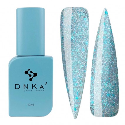 Base camouflage DNKa Cover Base/№0053 Glowing (transparent with blue leaf, reflective), 12ml