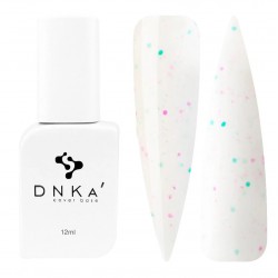 База камуфлирующая DNKa Cover Base / №0056 Fairy (белый с зеленой и розовой крошкой), 12 мл