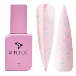 База камуфлирующая DNKa Cover Base / №0057 Candy (розовый с зеленой и розовой крошкой), 12 мл