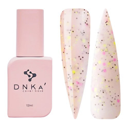 Baza kamuflaż DNKa Cover Base / №0061 Confetti (jasny róż z okruchami), 12 ml