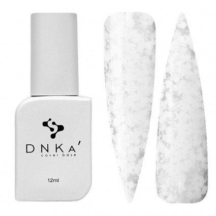 Base camouflage DNKa Cover Base / №0070 Lotus (white with polygons), 12 ml