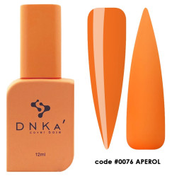 Baza kamuflażowa DNKa Cover Base / nr 0076 Aperol (pomarańczowy Aperol), 12 ml