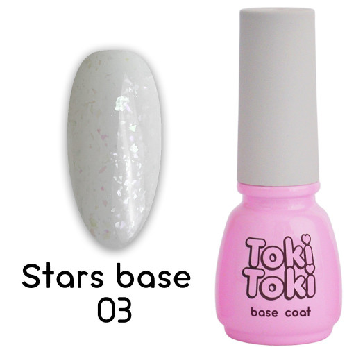 Base with gold leaf for gel polish Toki Toki / Stars Base SB03, 5 ml