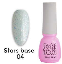 Base with gold leaf for gel polish Toki Toki / Stars Base SB04, 5 ml