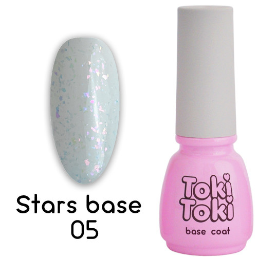 Base with gold leaf for gel polish Toki Toki / Stars Base SB05, 5 ml