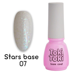 Base with gold leaf for gel polish Toki Toki / Stars Base SB07, 5 ml