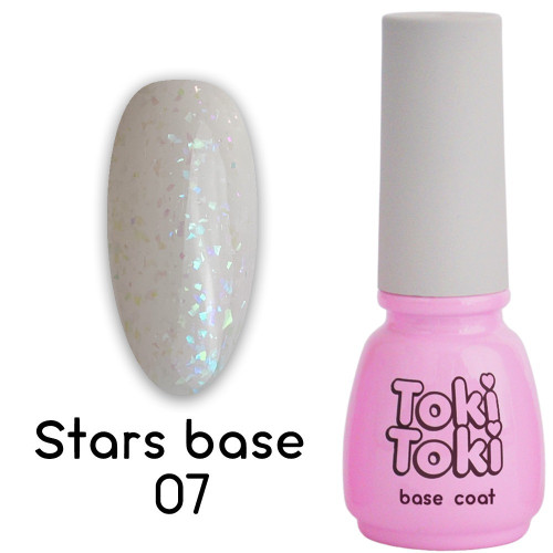 Base with gold leaf for gel polish Toki Toki / Stars Base SB07, 5 ml