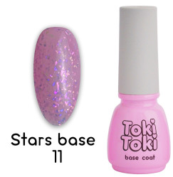Base with gold leaf for gel polish Toki Toki / Stars Base SB11, 5 ml