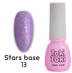Base with gold leaf for gel polish Toki Toki / Stars Base SB13, 5 ml