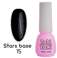 Base with gold leaf for gel polish Toki Toki / Stars Base SB15, 5 ml