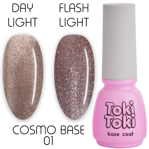 База світловідбивна для гель-лаку Toki Toki / Cosmo Base CB01, 5 мл