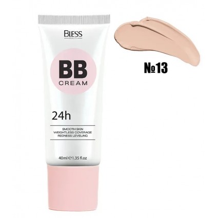 BB крем для обличчя Bless Beauty - Smooth Skin 24H - №13, 40 мл