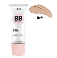 BB cream for face Bless Beauty - Smooth Skin 24H - No. 21, 40 ml