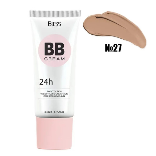 BB крем для лица Bless Beauty - Smooth Skin 24H - № 27, 40 мл