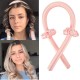 Бигуди атласные мягкие для завивки волос - малиновые