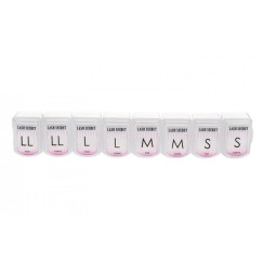 Zalotka z wycięciami LASH SECRET Curve + Flat (zestaw 8 par)