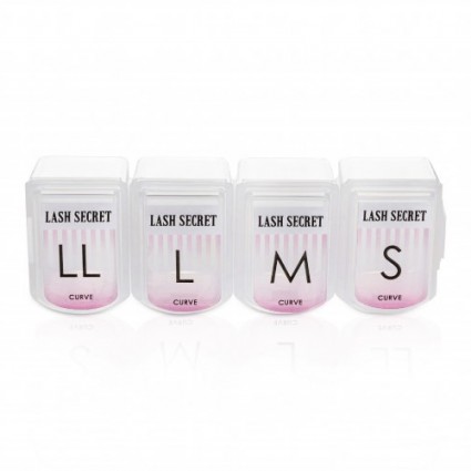 Бігуді з насічками LASH SECRET набір Curve (4 пари)