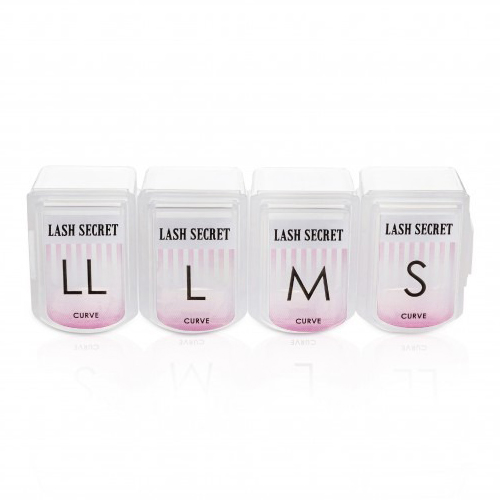 Zalotki z wycięciami LASH SECRET zestaw Curve (4 pary)