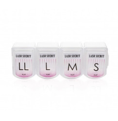 Zalotki z wycięciami LASH SECRET zestaw Flat (4 pary)