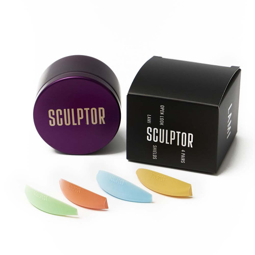 Silicone curlers Sculptor Lash OPEN LOOK / "COLOR MIX" (4 pairs)