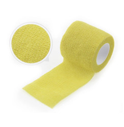 Elastic bandage for a tattoo machine (4.5 m*5 cm) / yellow