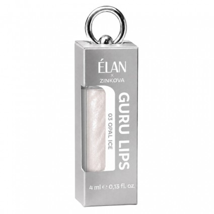 Блиск для губ ELAN х Sokolova - GURU LIPS - 03 Opal Ice, 4 мл