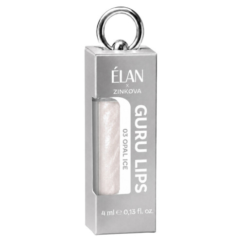 Блиск для губ ELAN х Sokolova - GURU LIPS - 03 Opal Ice, 4 мл