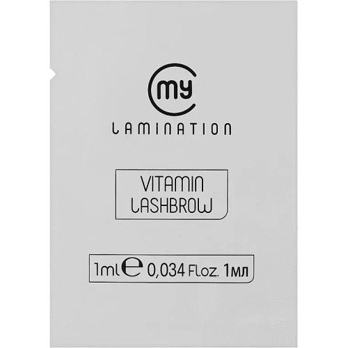 Ботокс для вій та брів My Lamination - Vitamin Lash Brow BTX - саші 1 мл