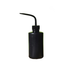 Spray bottle plastic with spout - black, 250 ml