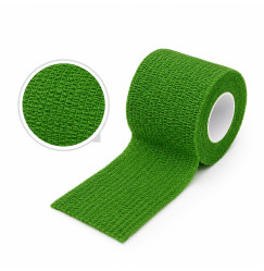 Elastic cohesive bandage for tattoo machine (4.5 m*5 cm) - dark green