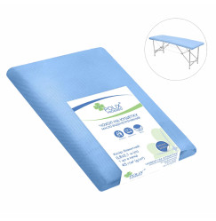 Oil and waterproof couch cover with elastic Polix PRO&MED (0.8x2.1 m) - blue