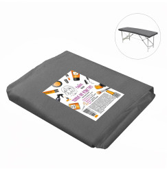 Spunbond couch cover (0.8x2.1 m) with elastic Panni Mlada density 45 g - black