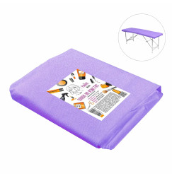 Spunbond couch cover (0.8x2.1 m) with elastic Panni Mlada density 45 g - violet
