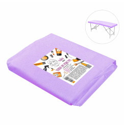 Spunbond couch cover (0.8x2.1 m) with elastic Panni Mlada density 45 g - lilac