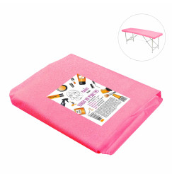 Spunbond couch cover (0.8x2.1 m) with elastic Panni Mlada density 45 g - raspberry