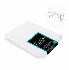 Disposable couch cover spunbond (0.8x2.1 m universal) with elastic Doily density 80 g - white