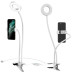 APEXEL / Stołowa lampa pierścieniowa LED 3,5 cala / APL-FL04