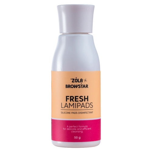 Дезінфікуючий засіб для силіконових валиків ZOLA x Browstar - Fresh Lamipads, 50 г