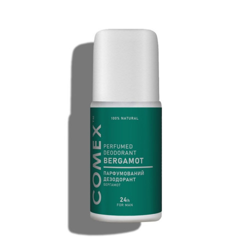 Дезодорант натуральный для мужчин Comex - BERGAMOT, 50 мл