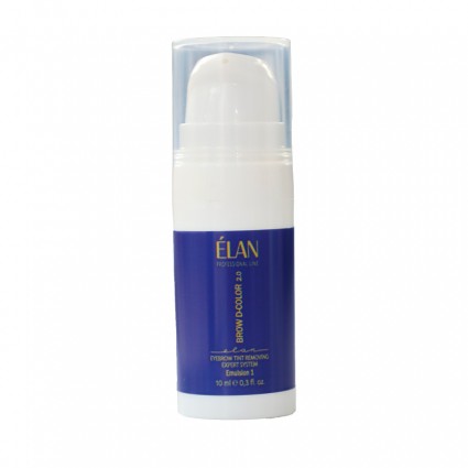 Експерт-система видалення фарби ELAN «BROW D-COLOR 2.0» Емульсія 1/синя вакуум тара, 10 мл