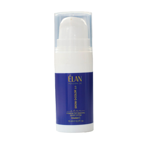 Expert system for tint removal ELAN - BROW D-COLOR 2.0 - Emulsion 1 | blue vacuum packaging, 10 ml