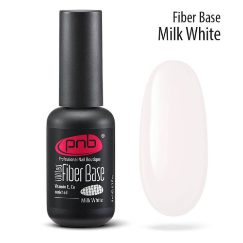 Файбер база PNB, UV/LED Fiber Base / White Milk, 8 мл