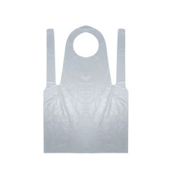 Disposable polyethylene apron Sanorma 100pcs/pack / white