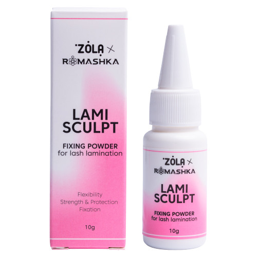 Фіксуюча пудра для ламінування вій ZOLA x Romashka - LamiSculpt, 10 г