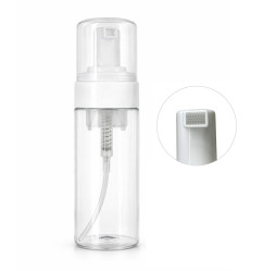 Foaming Agent Bottle, Cosmetic Container - Transparent, 150 ml