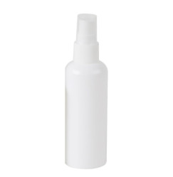 Spray bottle, cosmetic container - white, 200 ml