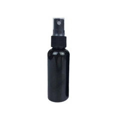 Spray bottle, cosmetic packaging - black, 50 ml