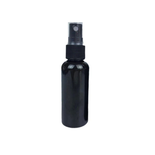 Butelka z atomizerem, opakowanie kosmetyczne - czarna, 50 ml