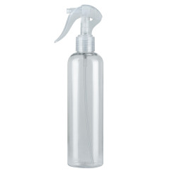 Bottle with trigger, cosmetic container, aero spray - transparent, 250 ml